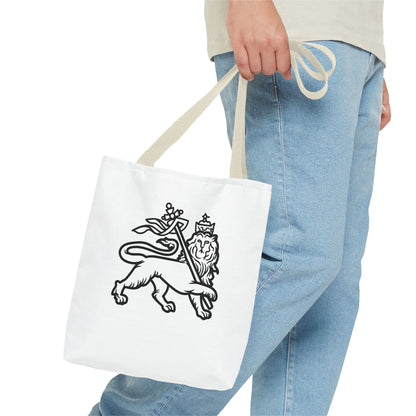 Shield & Lion of Judah Heartware Symbols Tote Bag