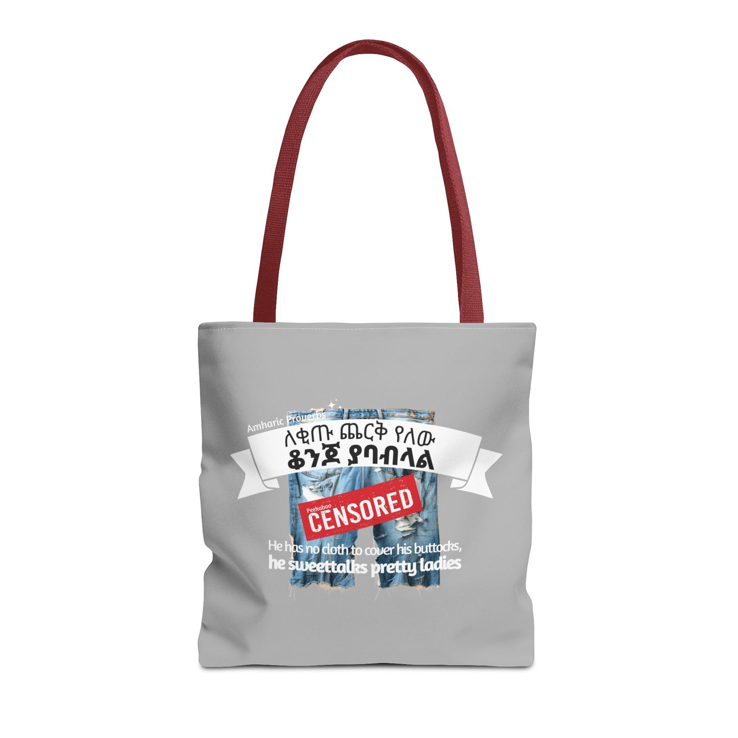 Naughty Proverbs Tote Bag Donkeys & Buttocks
