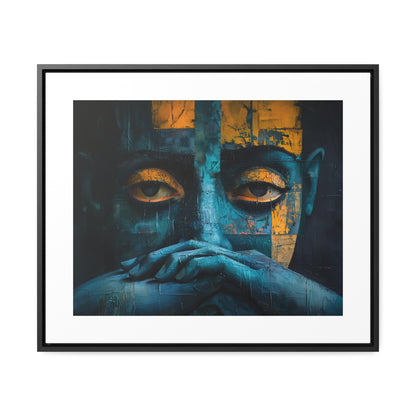 Silent Contemplation - Framed Canvas Wall Art