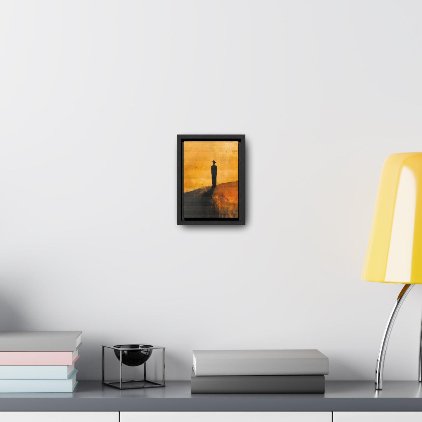 Alone, not Lonely - Framed Canvas Wall Art