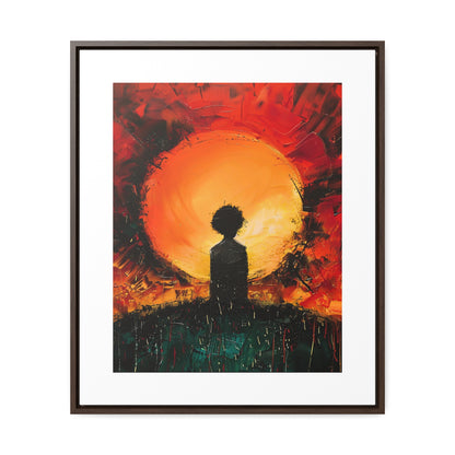 A Dawn of Promise - Framed Canvas Wall Art