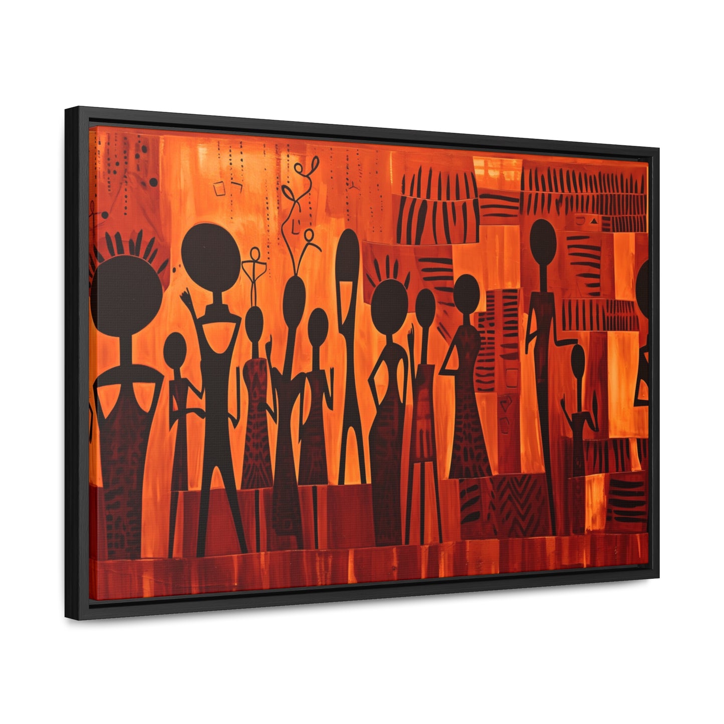 Harmony Unveiled - Framed Canvas Wall Art