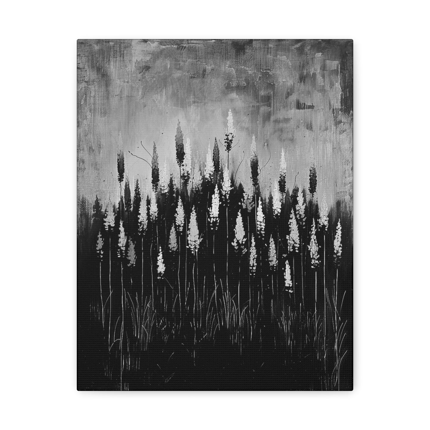 The Calm Before the Bloom - Canvas b&w Wall Art