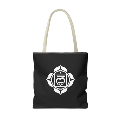 Root & Crown Chakras Heartware Symbols Tote Bag