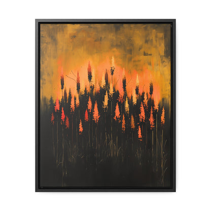 The Calm Before the Bloom - Framed Canvas Wall Art