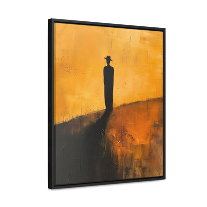 Alone, not Lonely - Framed Canvas Wall Art
