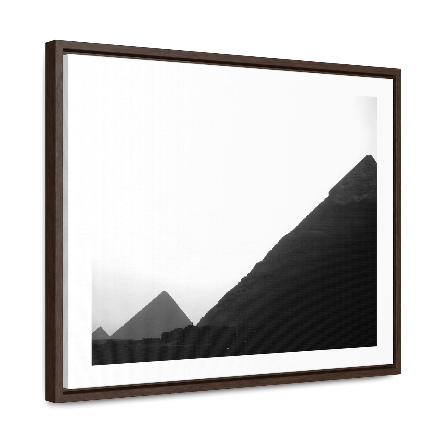 Timeless Echoes - Framed Canvas Photography b&w