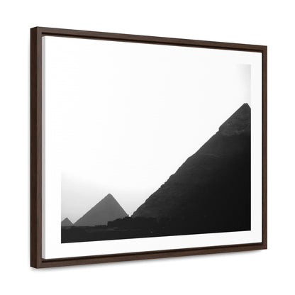 Timeless Echoes - Framed Canvas Photography b&w