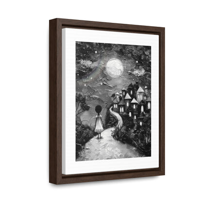 Path to Abundance I - Framed Canvas b&w Wall Art