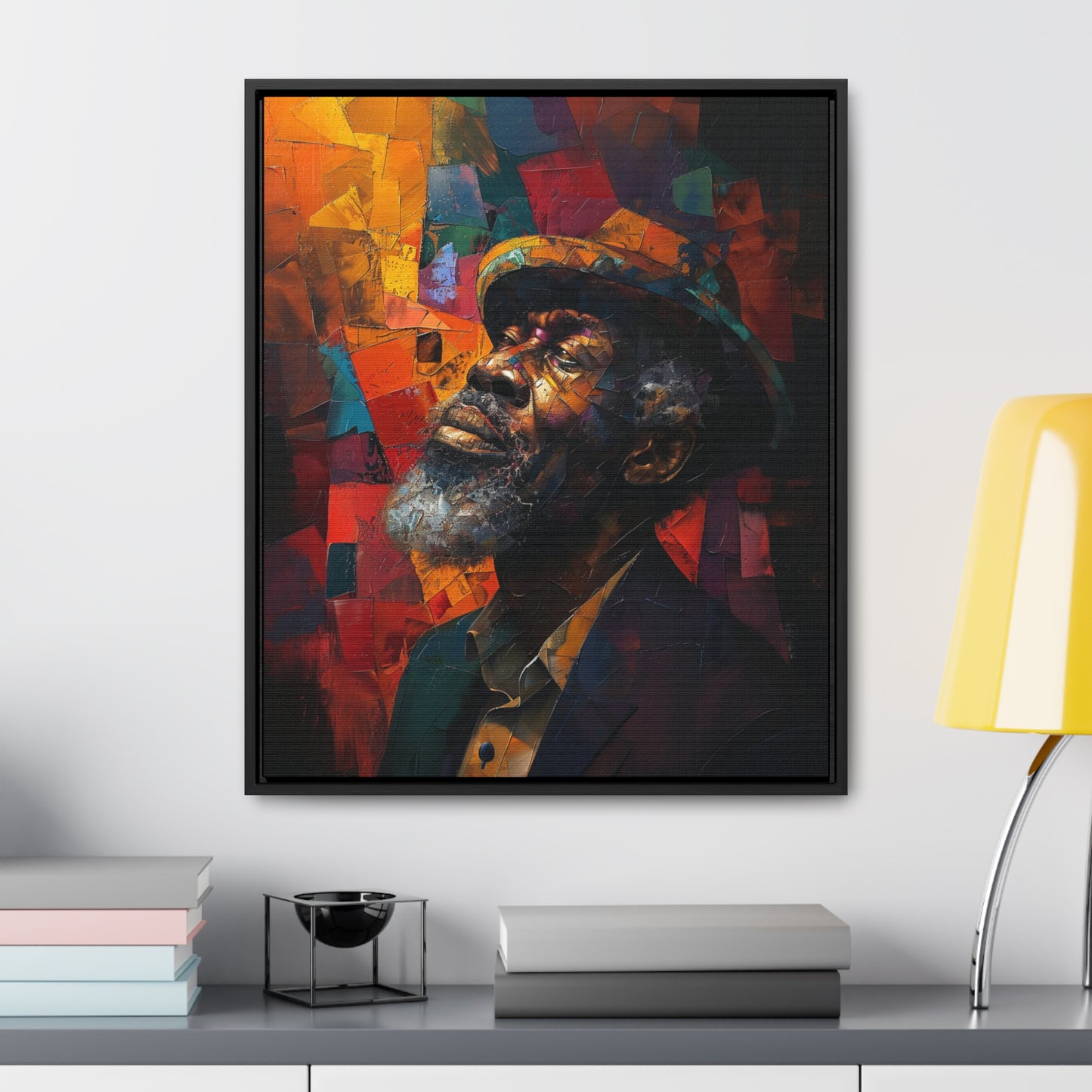 Gratitude's Whisper ተመስገን አምላኬ - Framed Canvas Wall Art