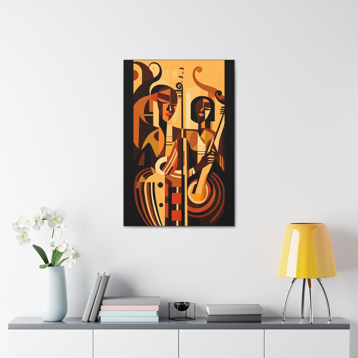 The Melodic Duo - Canvas Wall Art