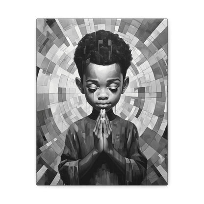 Radiance of Grace - Canvas b&w Wall Art