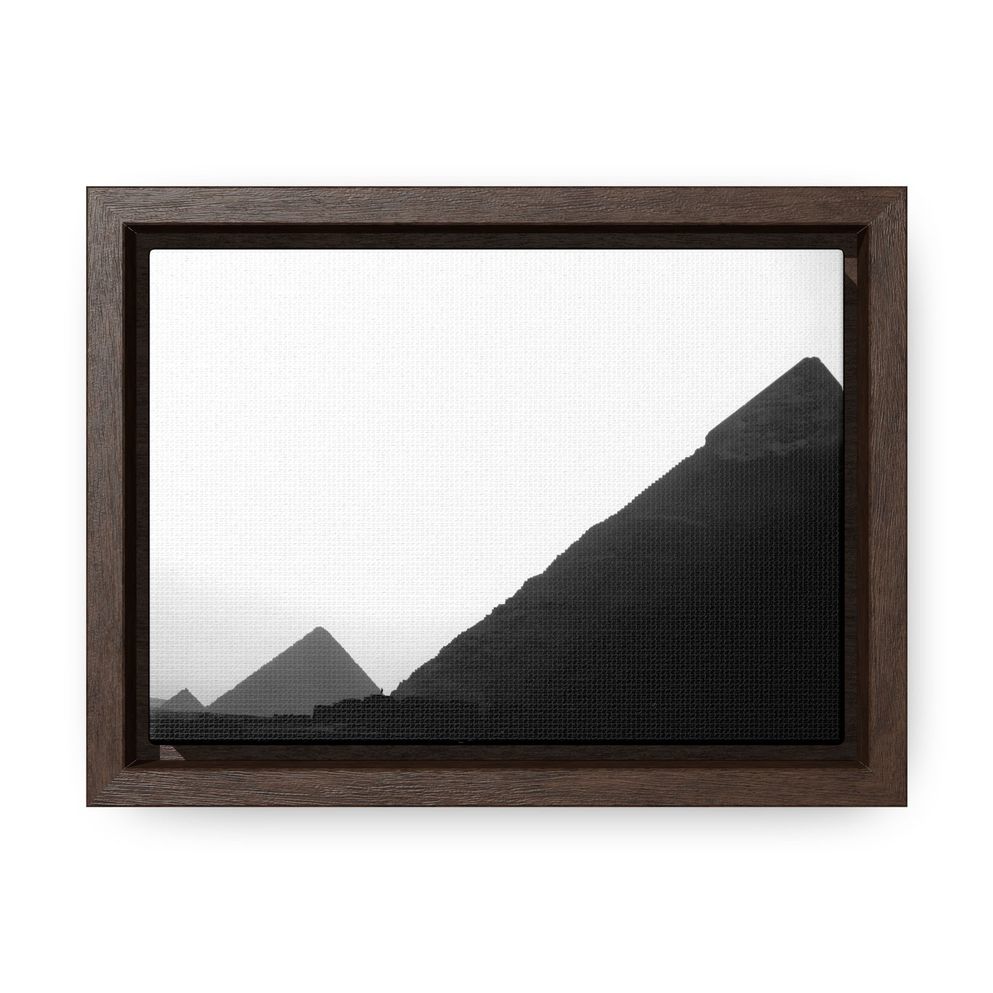 Timeless Echoes - Framed Canvas Photography b&w