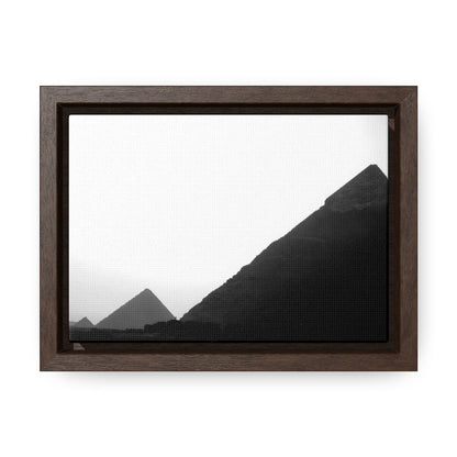 Timeless Echoes - Framed Canvas Photography b&w