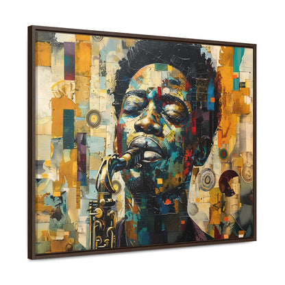 Soul of the Sax - Framed Canvas Wall Art