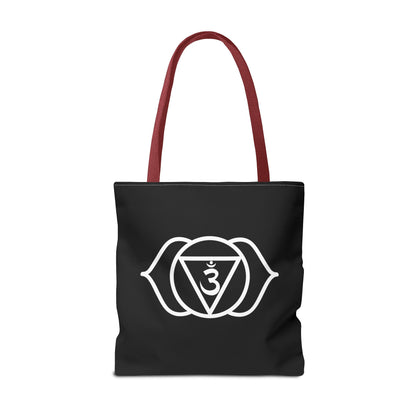 Throat & Third Eye Chakras Heartware Symbols Tote Bag