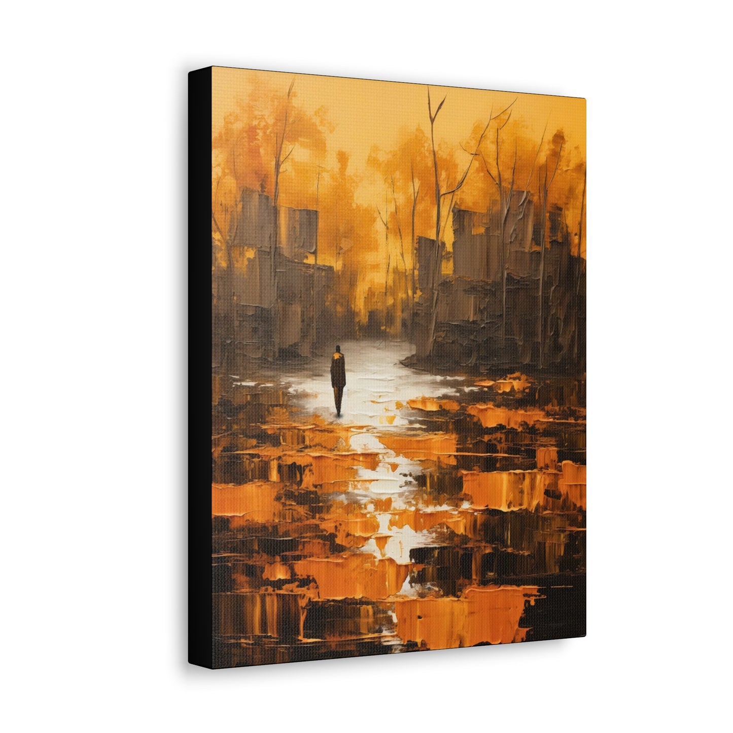 Solitude's Wisdom - Canvas Wall Art