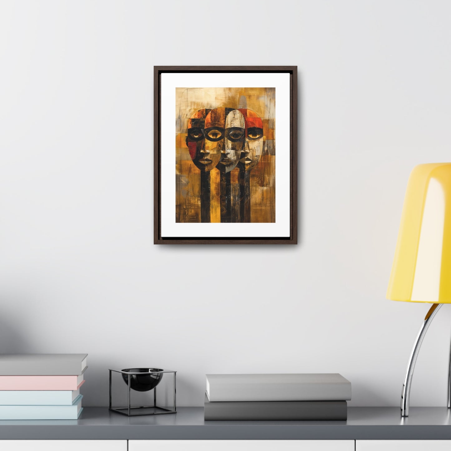 Beneath the Veil - Framed Canvas Wall Art