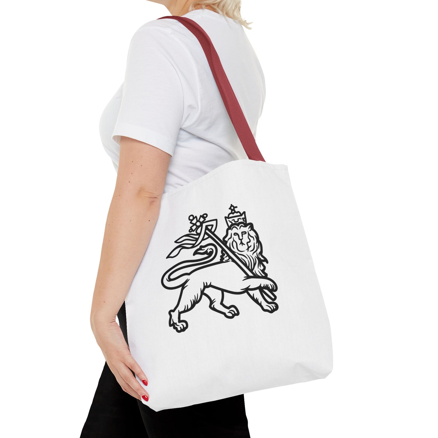 Shield & Lion of Judah Heartware Symbols Tote Bag