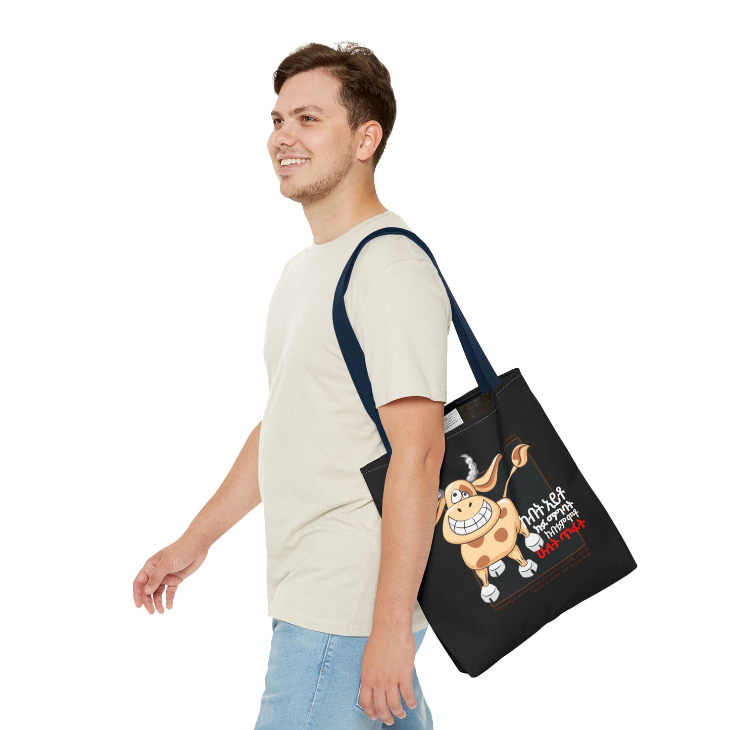 Naughty Proverbs Tote Bag Cows & Goats