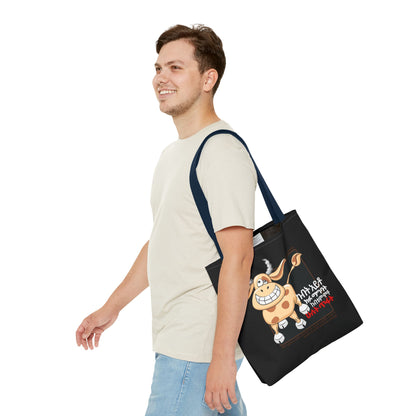 Naughty Proverbs Tote Bag Cows & Goats