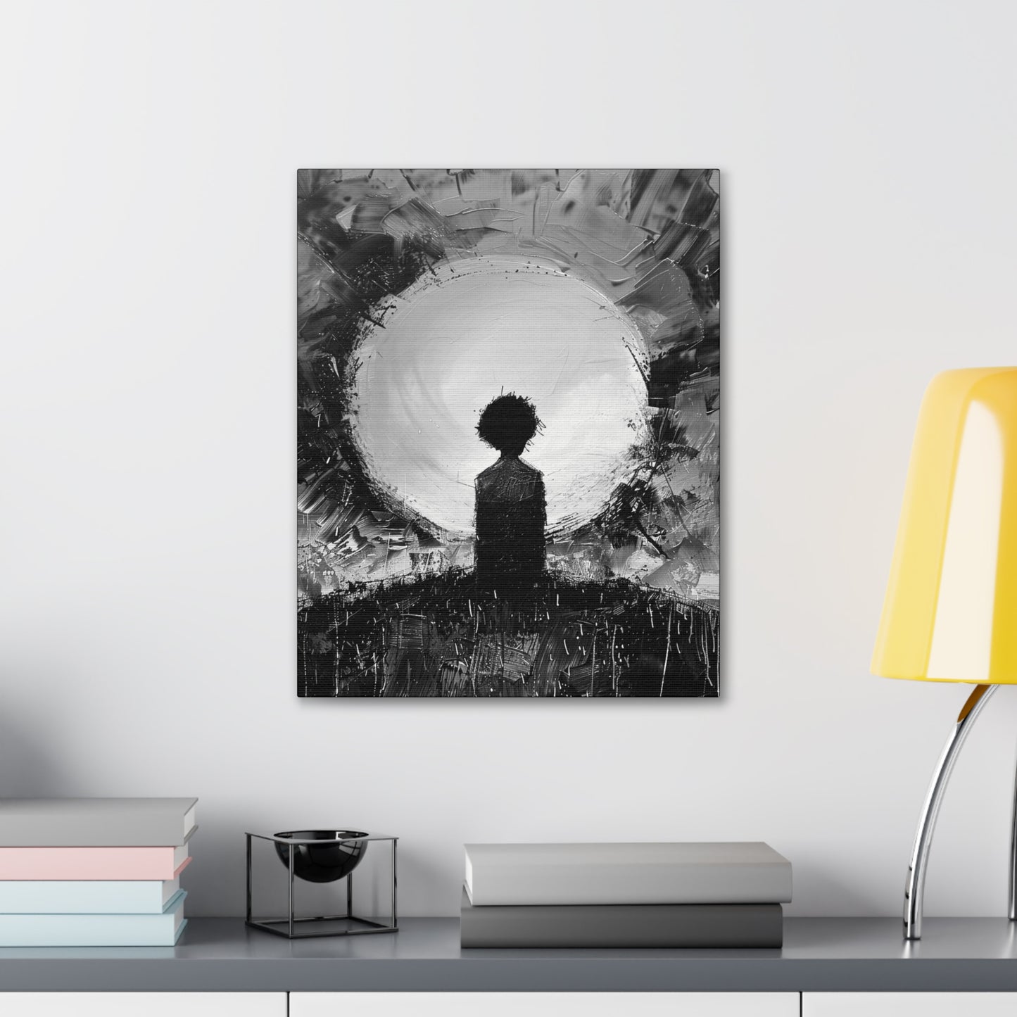 A Dawn of Promise - Canvas b&w Wall Art