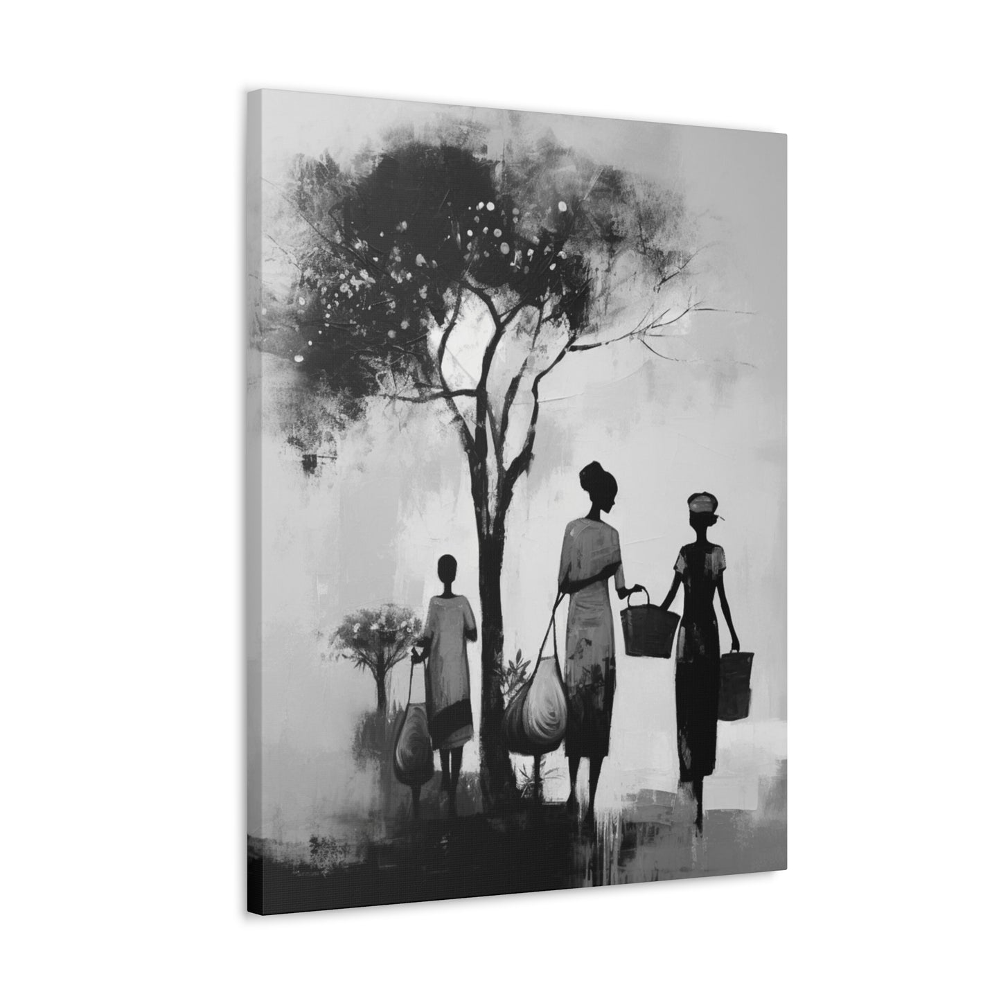 Baskets of Bond and Grace - Canvas b&w Wall Art