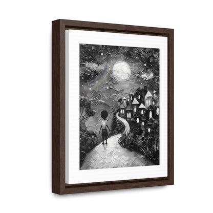 Path to Abundance II - Framed Canvas b&w Wall Art