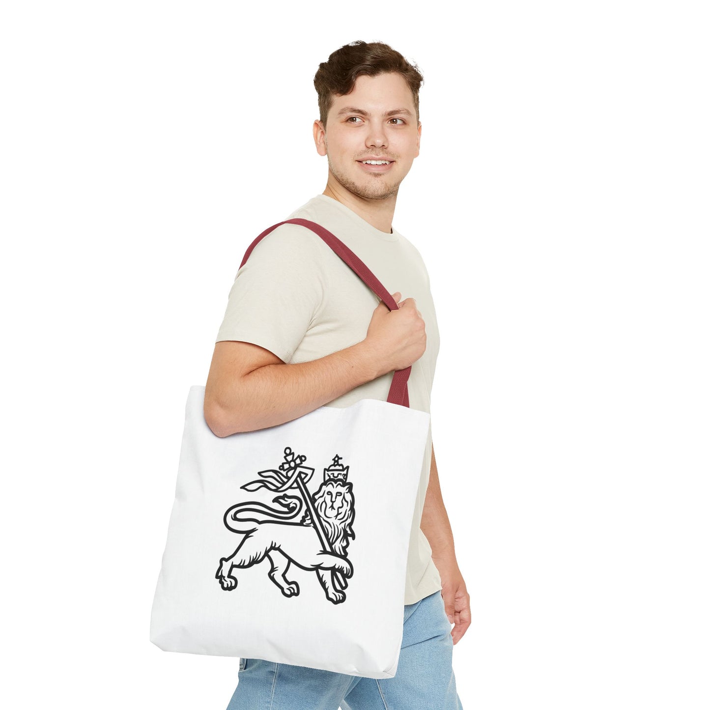 Shield & Lion of Judah Heartware Symbols Tote Bag