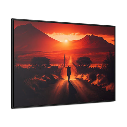 "Not without purpose" - Framed Canvas Wall Art