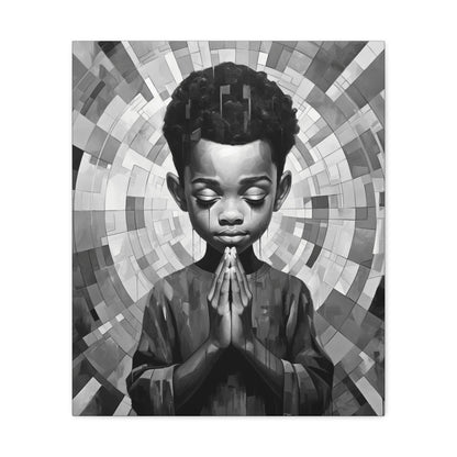 Radiance of Grace - Canvas b&w Wall Art