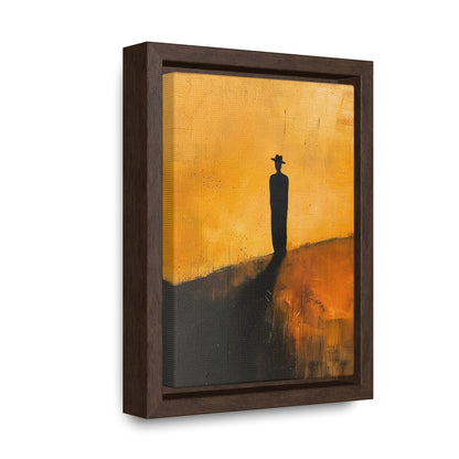 Alone, not Lonely - Framed Canvas Wall Art