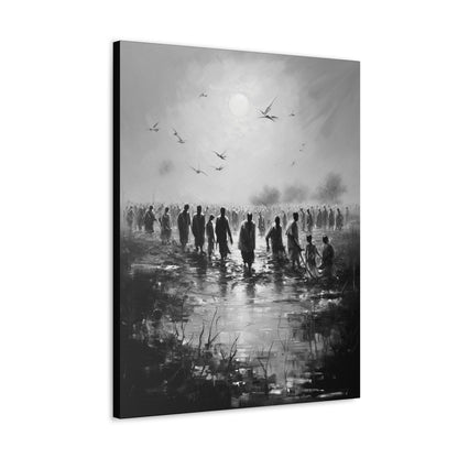 Exodus - Canvas b&w Wall Art