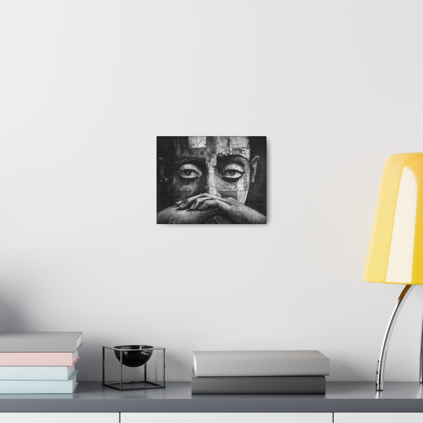 Silent Contemplation - Canvas b&w Wall Art