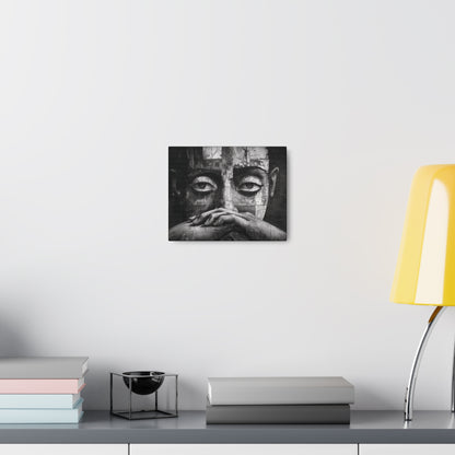 Silent Contemplation - Canvas b&w Wall Art