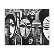 Journeys Anew - Canvas b&w Wall Art