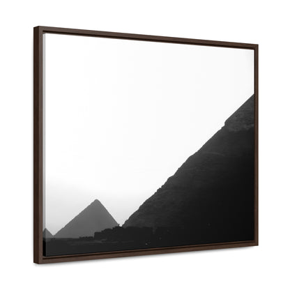 Timeless Echoes - Framed Canvas Photography b&w