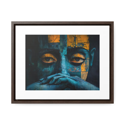 Silent Contemplation - Framed Canvas Wall Art