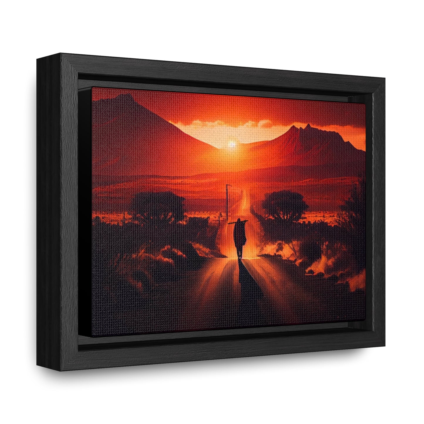 "Not without purpose" - Framed Canvas Wall Art