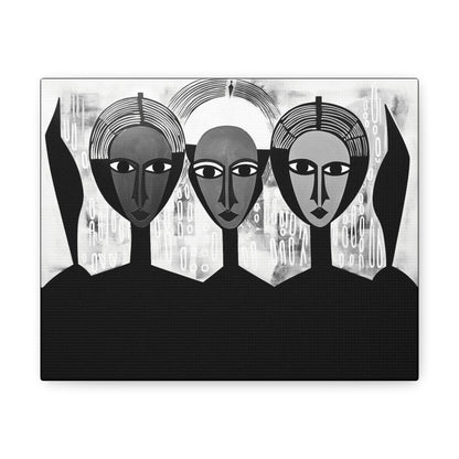 Guardian Angels - Canvas b&w Wall Art