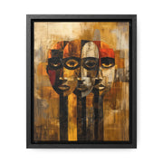 Beneath the Veil - Framed Canvas Wall Art