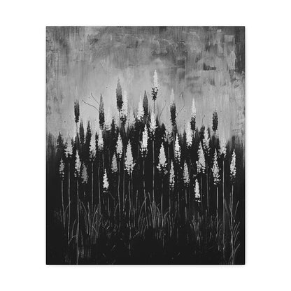 The Calm Before the Bloom - Canvas b&w Wall Art