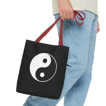 Sankofa & Yin Yang Heartware Symbols Tote Bag