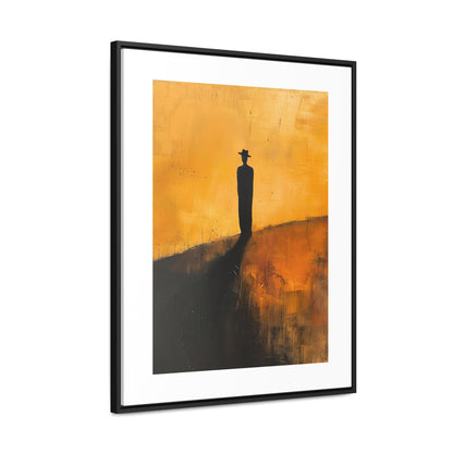 Alone, not Lonely - Framed Canvas Wall Art