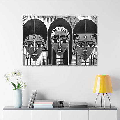 Eternal Bonds I – Canvas b&w Wall Art