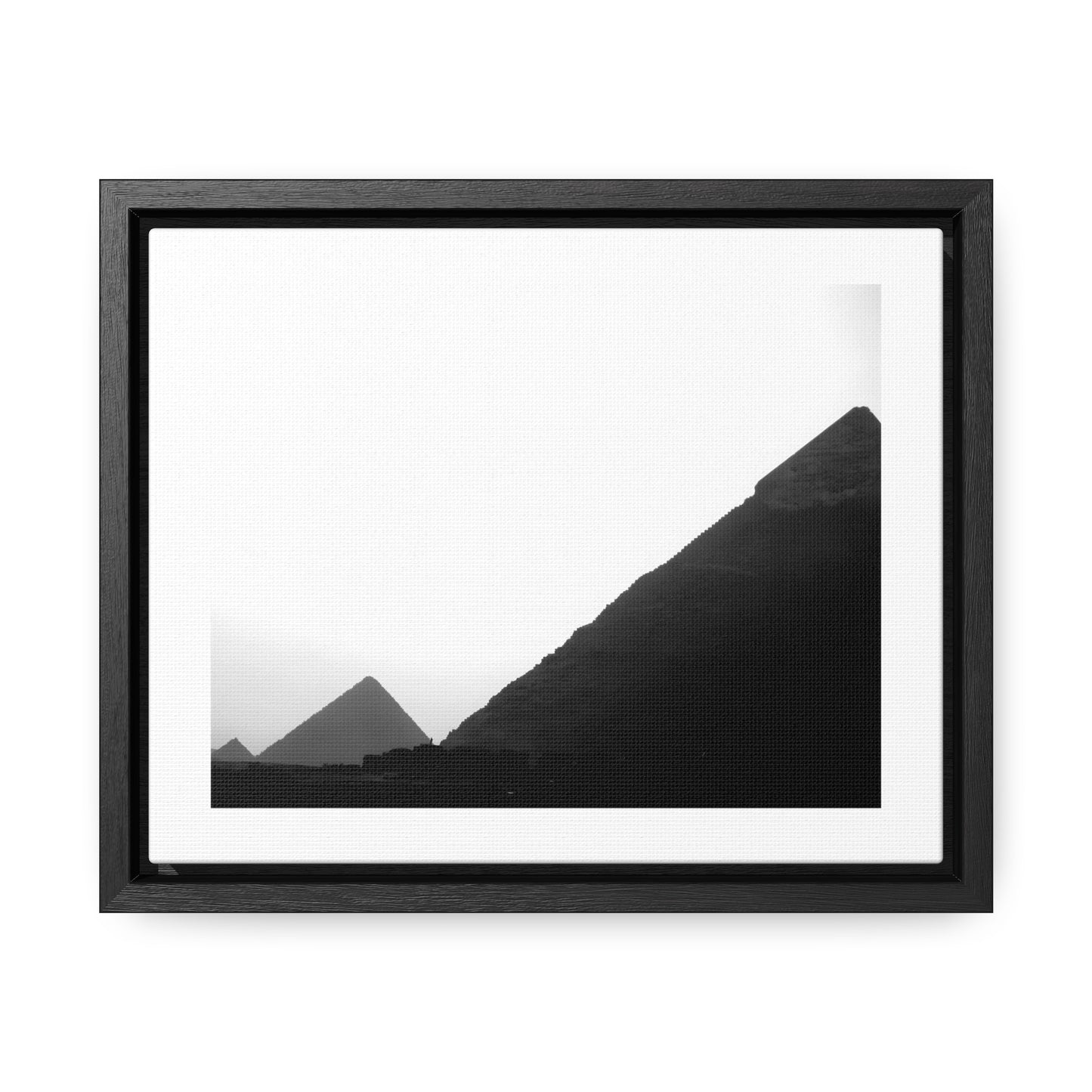 Timeless Echoes - Framed Canvas Photography b&w
