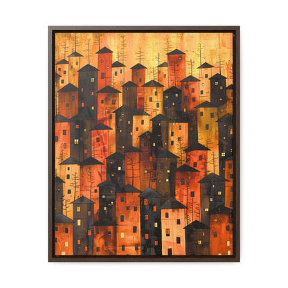 City of Inner Heights - Framed Canvas Wall Art