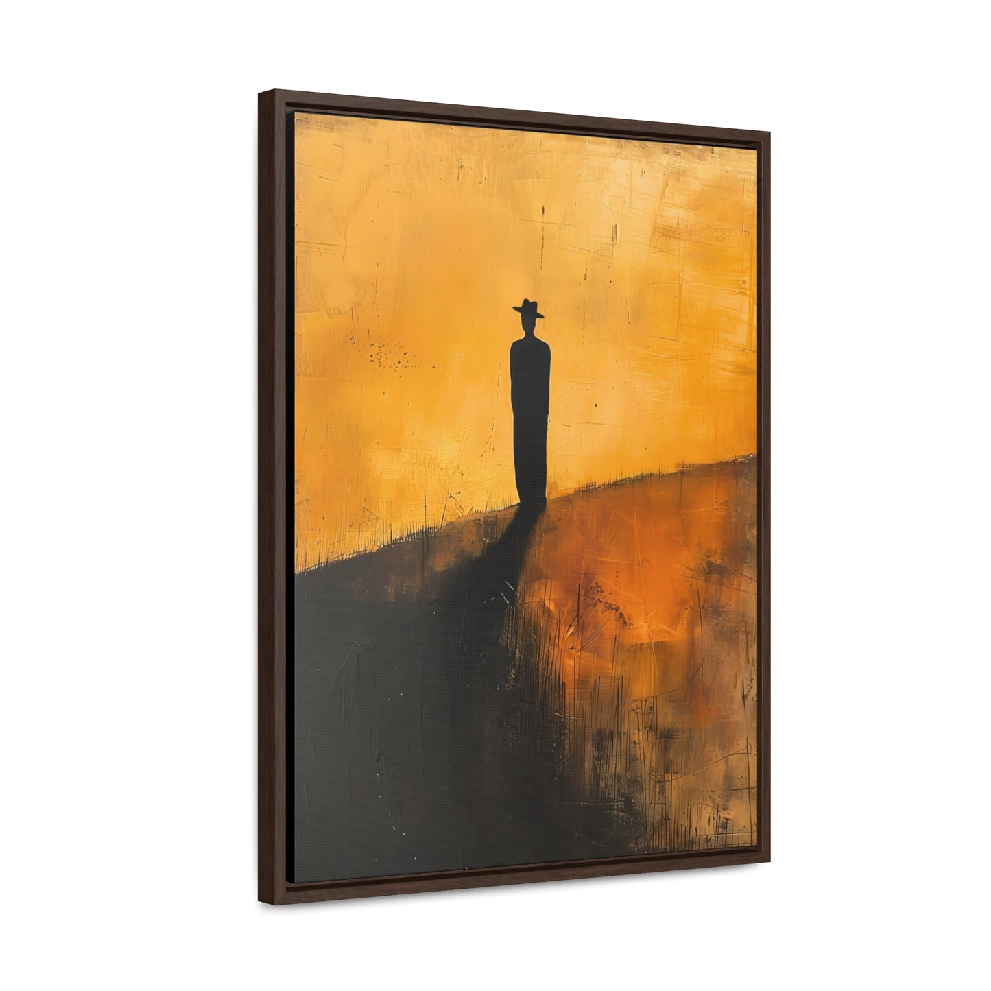 Alone, not Lonely - Framed Canvas Wall Art