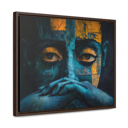 Silent Contemplation - Framed Canvas Wall Art