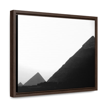 Timeless Echoes - Framed Canvas Photography b&w